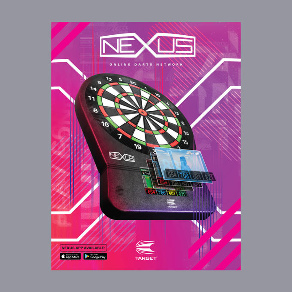 dart board with screen