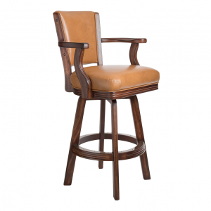 Bar stools with online high back and arms