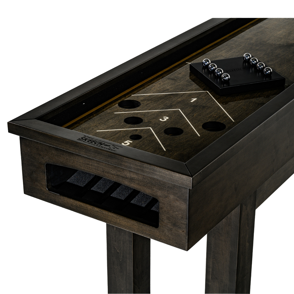 Skeech Game table Ebony Detail