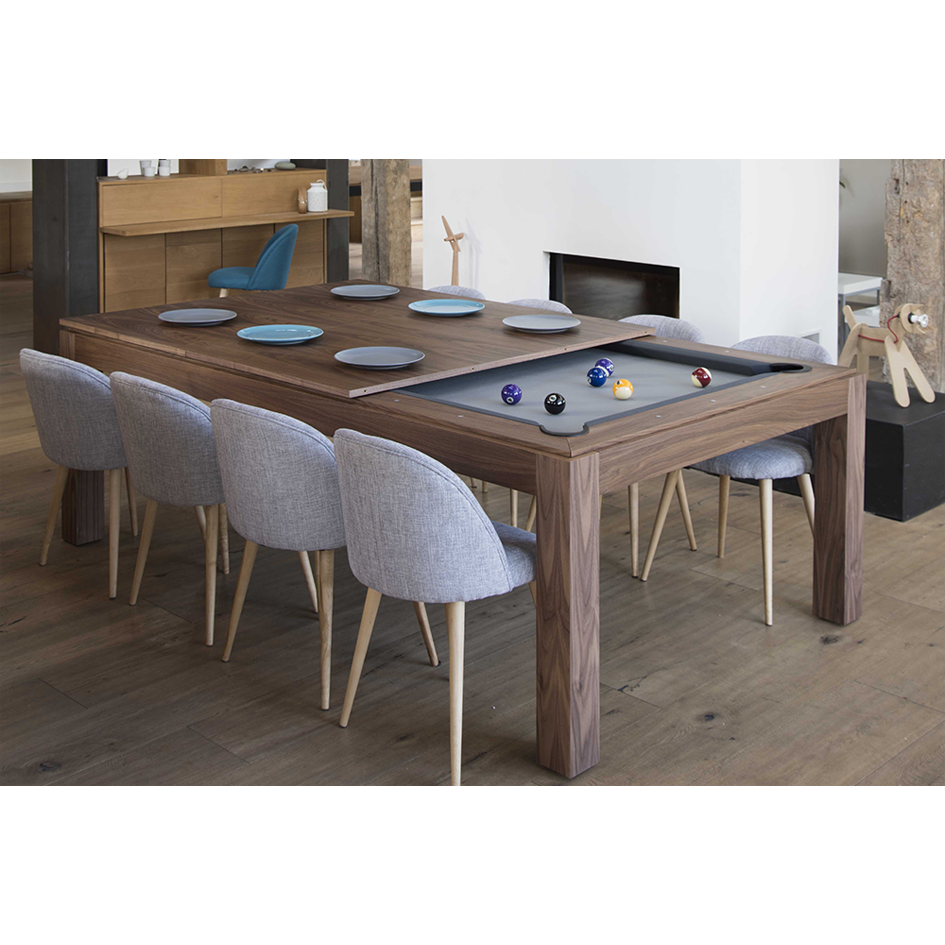 Fusion Woodline Dining Pool Table Fodor Billiards