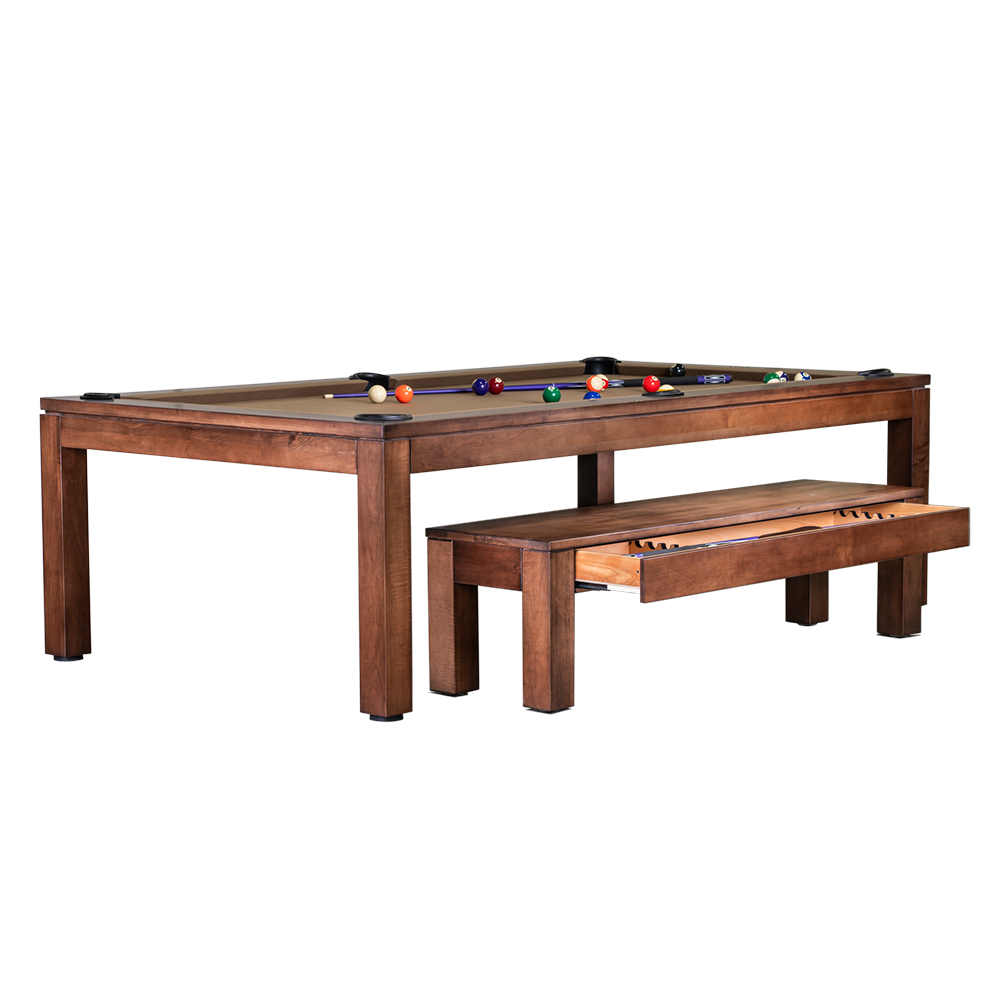 Olhausen Townhouse Pool Table with bench